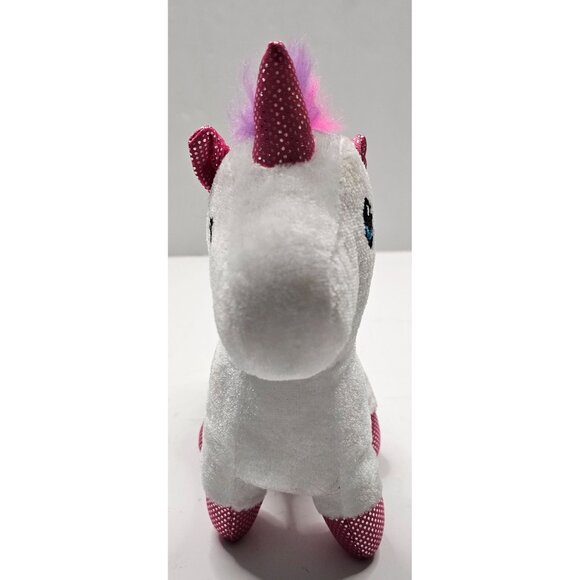 Plush Rainbow Unicorn Pony Stuffed Animal Toy Polyester Fiber 7.5" - Picture 13 of 13
